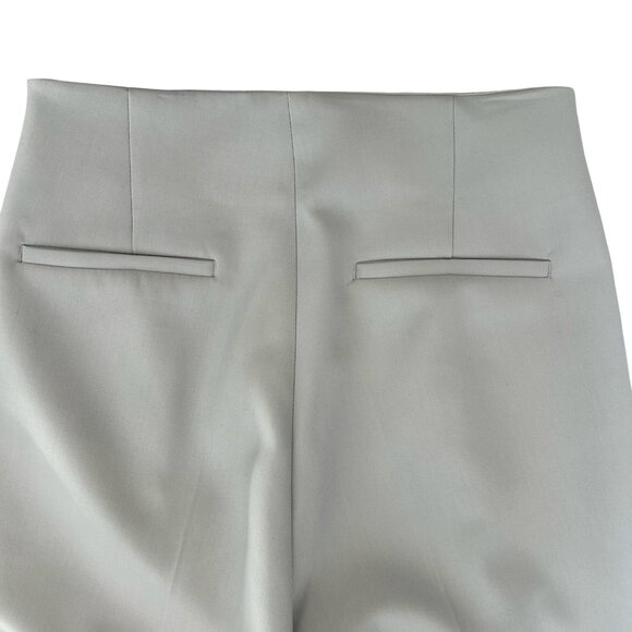ZARA | High-Waisted Flared Pants – Neutral Dove Grey (XS) - Picture 6 of 6